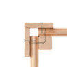 Abri 7,50m² Kastorf 6 en bois brut 28mm, appentis 320cm - Karibu