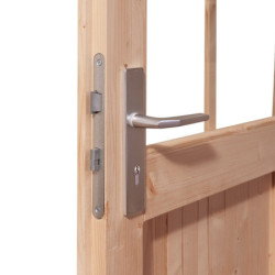 Abri de jardin 9,24m² Theres 7 en bois gris 28mm - Karibu