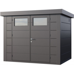 Abri de jardin 5,6m² Eleganto 2721 - Telluria en acier anthracite