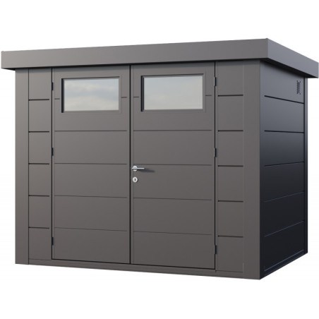 Abri de jardin 5,6m² Eleganto 2721 - Telluria en acier anthracite