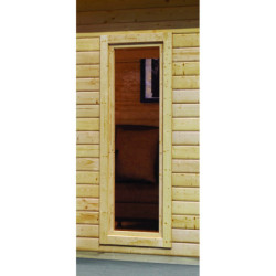 Abri de jardin 18,08m² Radeburg 4 en bois brut 40mm - Karibu