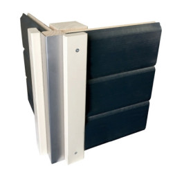 Abri de jardin 13,60m² Radeburg 3 en bois gris40mm - Karibu