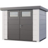Abri de jardin 5,6m² Eleganto 2721 - Telluria en acier blanc
