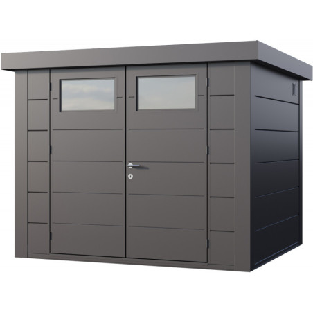Abri de jardin 6,4m² Eleganto 2724 - Telluria en acier anthracite