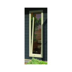 Abri de jardin 18,78m² Radeburg 5 en bois gris 40mm - Karibu