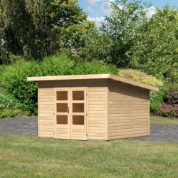 Abri de jardin 9,55m² Notheim 3 en bois brut 40mm - WoodFeeling