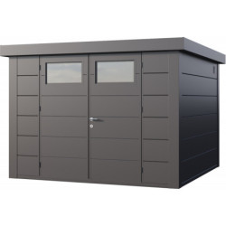 Abri de jardin 8,9m² Eleganto 3030 - Telluria en acier anthracite