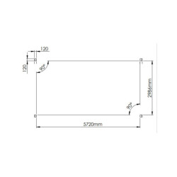 Carport double 30,9m² en bois autoclave Victor modern - Forest Style