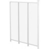 Paroi latérale pour pergola adossée blanc 2,5m X-metal