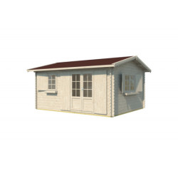 Abri de jardin Elista en bois brut 34mm - Forest Style