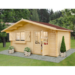 Abri de jardin Lilac en bois brut 44mm - Forest Style