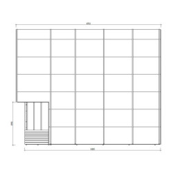 Bureau de jardin en bois sans permis de construire Gardy Shelter