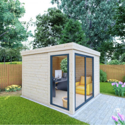 Bureau de jardin en bois massif 40mm 9m²  Gardy Shelter