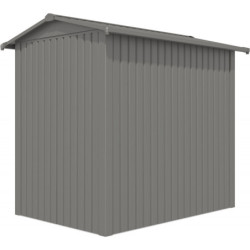 Abri 4,08m² en acier galvanisé 0,4mm Roka avec fixations dalle - X-Métal