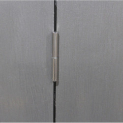 Abri 9m² en acier galvanisé 0,4mm Roka avec fixations dalle - X-Métal