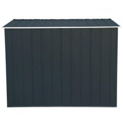 Abri de jardin en métal 6,34m²  - couleur anthracite - DURAMAX