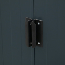 Abri de jardin en métal 6,34m²  - couleur anthracite - DURAMAX