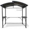 Abri pour BBQ 3,6m² en aluminium anthracite - DCB Garden