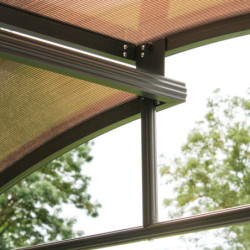 Abri pour BBQ 3,6m² en aluminium anthracite - DCB Garden