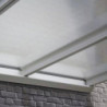 Pergola 9m² en aluminium blanc + polycarbonate CIELO DCB Garden