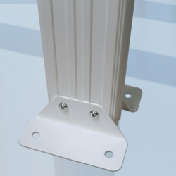 Pergola 9m² en aluminium blanc + polycarbonate CIELO DCB Garden