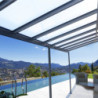 Pergola 13m² en aluminium noir + polycarbonate CIELO DCB Garden