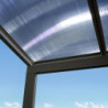 Pergola 13m² en aluminium noir + polycarbonate CIELO DCB Garden