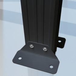 Pergola 13m² en aluminium noir + polycarbonate CIELO DCB Garden