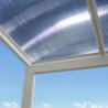 Pergola 13m² en aluminium blanc + polycarbonate CIELO DCB Garden