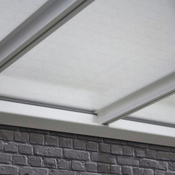 Pergola 13m² en aluminium blanc + polycarbonate CIELO DCB Garden