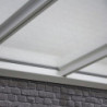 Pergola 13m² en aluminium blanc + polycarbonate CIELO DCB Garden
