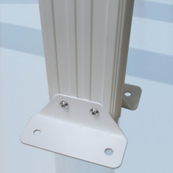 Pergola 13m² en aluminium blanc + polycarbonate CIELO DCB Garden