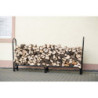 Porte-bûches en acier capacité 1000kg noir 240cm - ShelterLogic