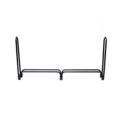 Porte-bûches en acier capacité 1000kg noir 240cm - ShelterLogic