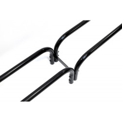 Porte-bûches en acier capacité 1000kg noir 240cm - ShelterLogic