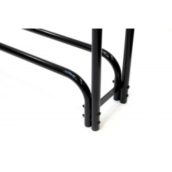 Porte-bûches en acier capacité 1000kg noir 240cm - ShelterLogic