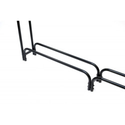 Porte-bûches en acier capacité 1000kg noir 240cm - ShelterLogic