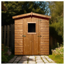 Abri en bois thermo traité 3,24m² Therma + plancher - HABRITA