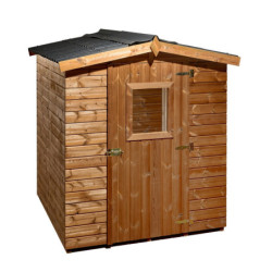 Abri en bois thermo traité 3,24m² Therma + plancher - HABRITA