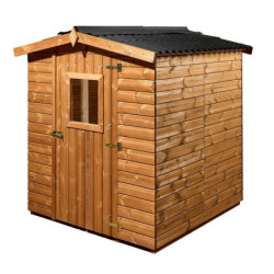 Abri en bois thermo traité 3,24m² Therma + plancher - HABRITA