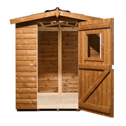 Abri en bois thermo traité 3,24m² Therma + plancher - HABRITA