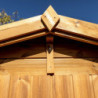 Abri en bois thermo traité 3,24m² Therma + plancher - HABRITA