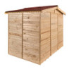 Abri de jardin en bois brut 5,04 avec plancher inclus - Habrita