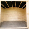 Abri de jardin en bois brut 5,83 avec madriers 20mm - Habrita