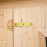 Abri de jardin en bois brut 5,83 avec madriers 20mm - Habrita
