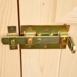 Abri de jardin en bois brut 4,28 avec madriers 28mm - Habrita