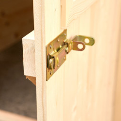 Abri de jardin en bois brut 4,28 avec madriers 28mm - Habrita