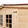 Abri de jardin en bois brut 9,58 avec madriers 28mm - Habrita