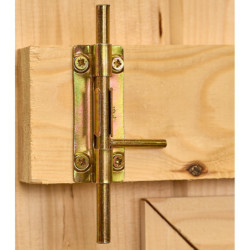 Abri de jardin en bois brut 9,58 avec madriers 28mm - Habrita