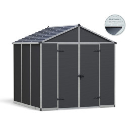 Abri de jardin 237x229cm en polycarbonate RUBICON Canopia by Palram